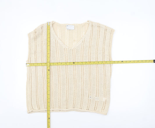Womens UK Size S ASOS Beige Camisole Tank