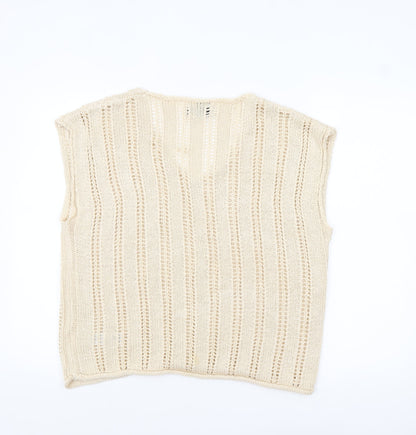 Womens UK Size S ASOS Beige Camisole Tank
