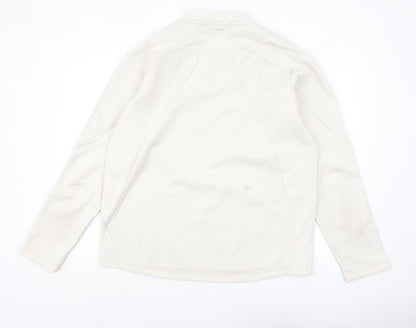 Mens UK Size L adidas Beige Pullover Sweatshirt