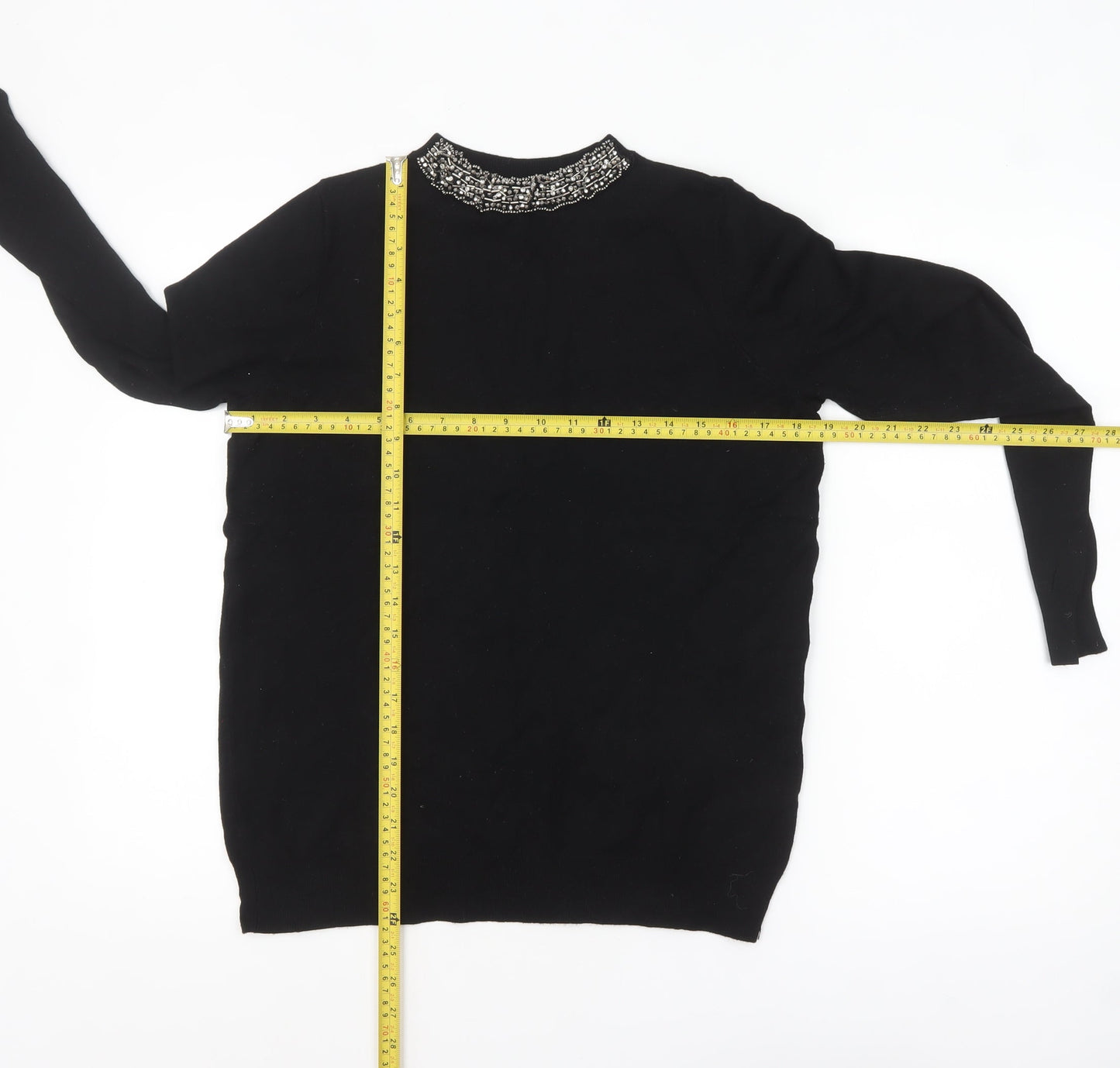 Womens UK Size 14 Dorothy Perkins Black Pullover Jumper