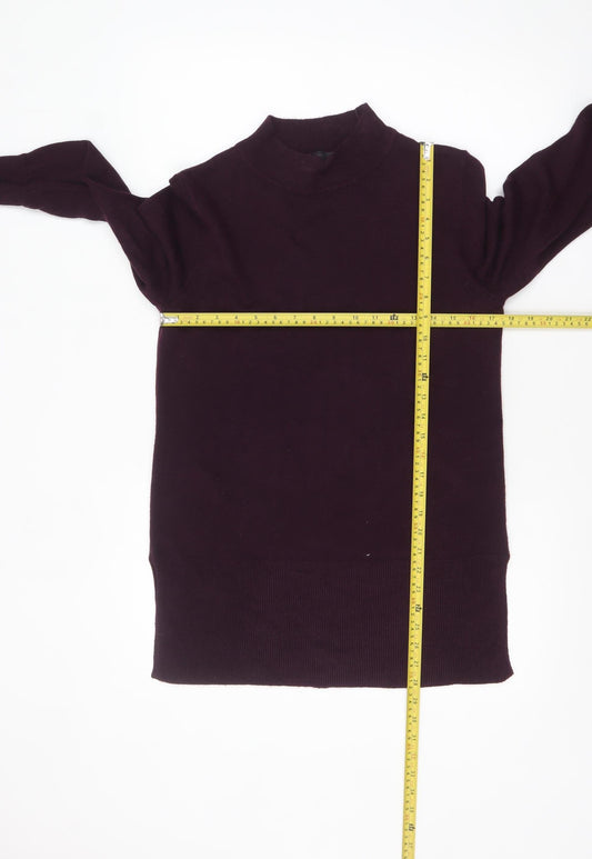 Womens UK Size M Marks and Spencer Purple Pullover Jumper