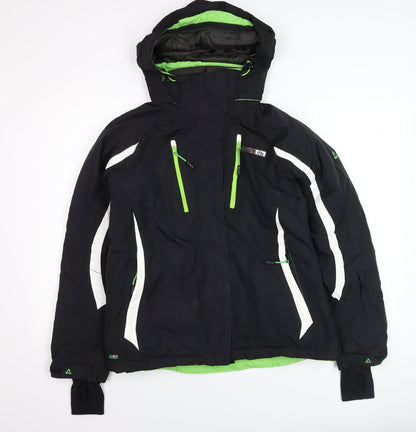 Dare 2b Women’s Black Ski Jacket Size 12 Waterproof Breathable Hooded