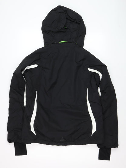 Dare 2b Women’s Black Ski Jacket Size 12 Waterproof Breathable Hooded