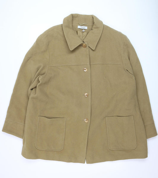 Womens UK Size 22 Classics First Avenue Beige Overcoat