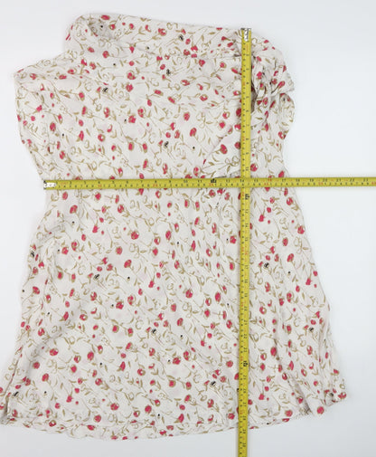 Womens UK Size L Masai Ivory Tunic Blouse