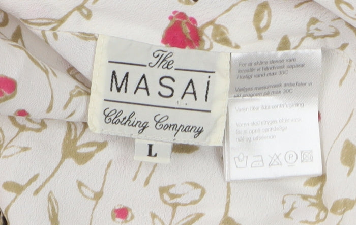Womens UK Size L Masai Ivory Tunic Blouse