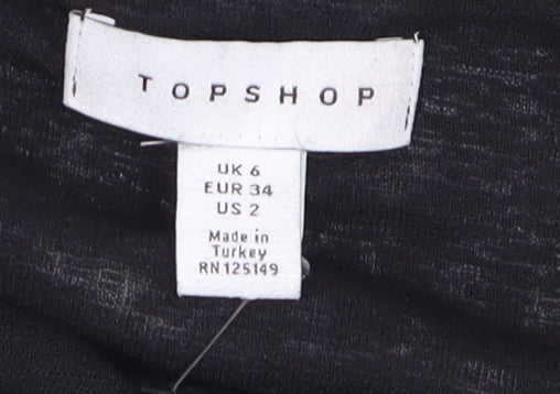 Womens UK Size 6 Topshop Bodycon Dress