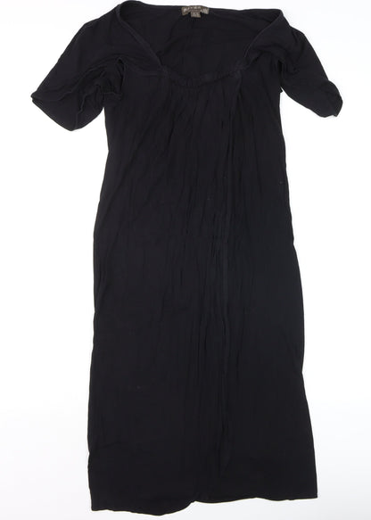 Fever London Women’s Black V-Neck Knee Length Sheath Dress Size 10