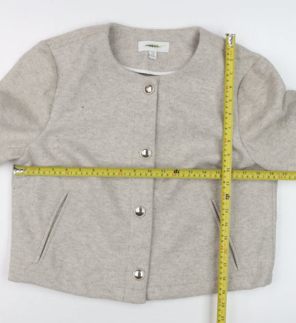 Womens UK Size 14 NEXT Beige Basic Jacket