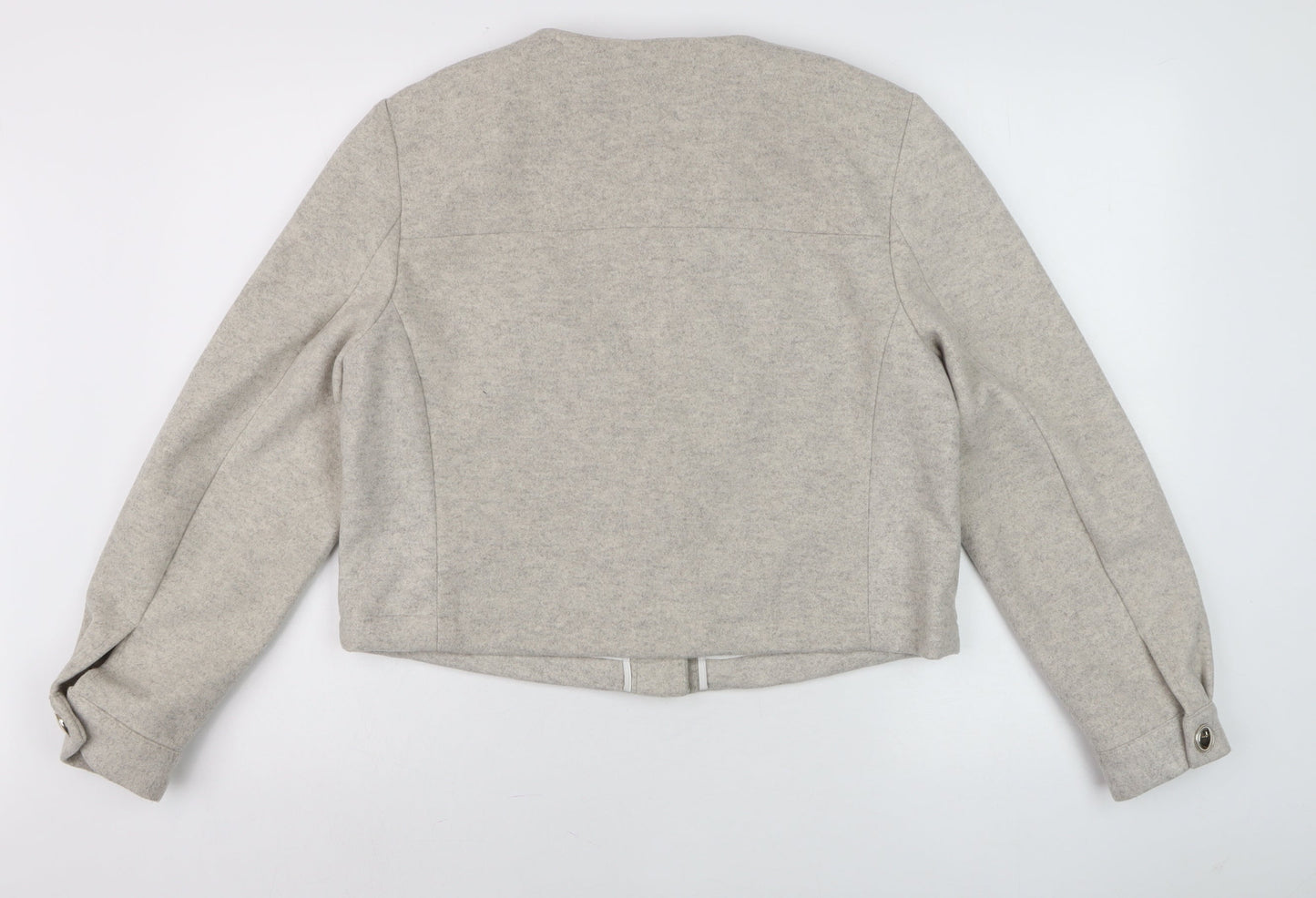 Womens UK Size 14 NEXT Beige Basic Jacket