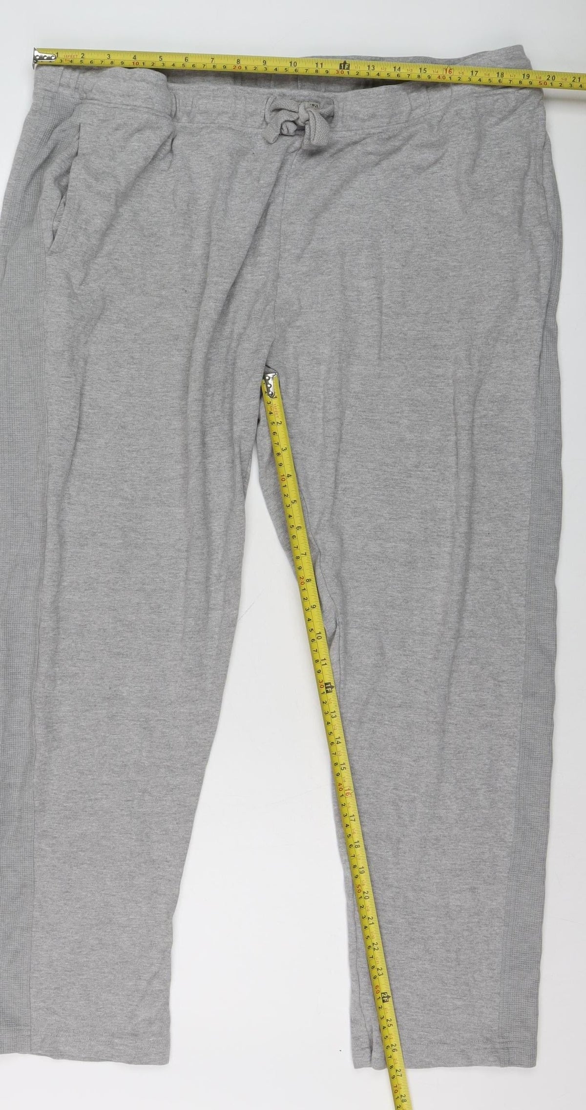 Next Men’s Grey 2XL Regular Fit Cotton Sweatpants