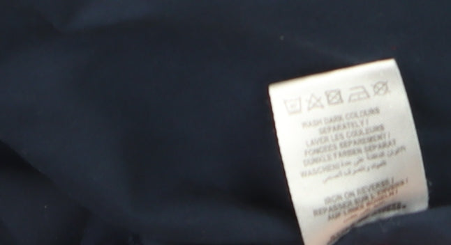 Yours Clothing Womens Blue Hooded Cotton Parka Jacket Size 22