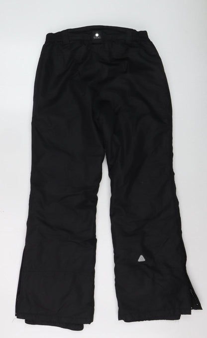 Boys UK Size 11-12 Years Icepeak Regular Fit Snow Pants Black Trousers