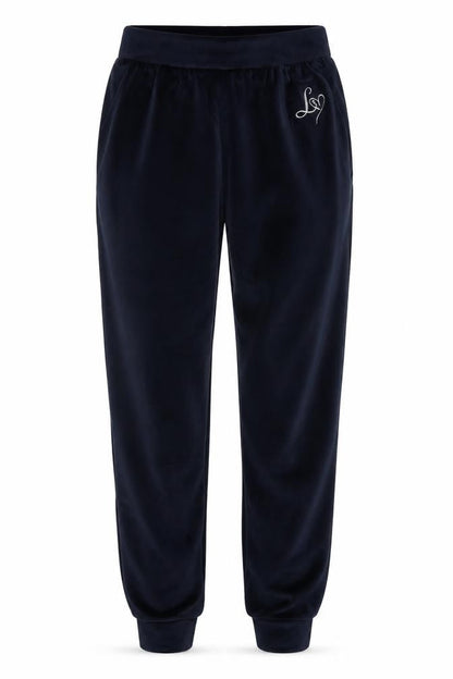 Girls UK Size 11-12 Years Lipsy Regular Fit Jogger Blue Trousers