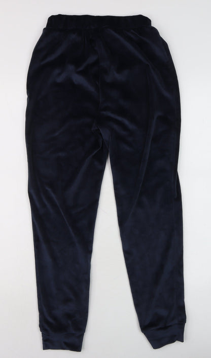 Girls UK Size 11-12 Years Lipsy Regular Fit Jogger Blue Trousers