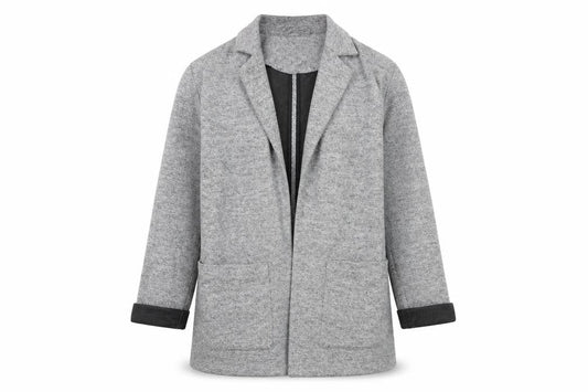 Womens UK Size 12 River Island Grey Basic Jacket