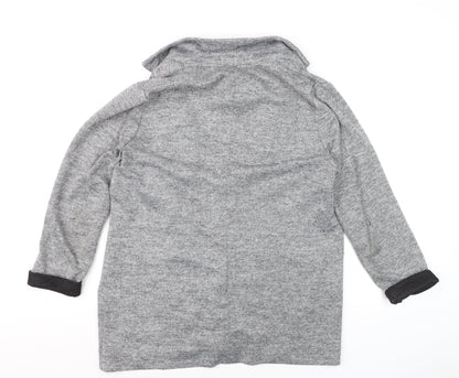 Womens UK Size 12 River Island Grey Basic Jacket