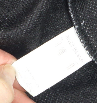 Womens UK Size 12 River Island Grey Basic Jacket