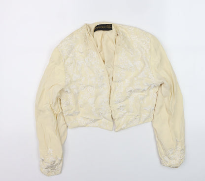 Womens UK Size 2 Donna Karan Ivory Blazer