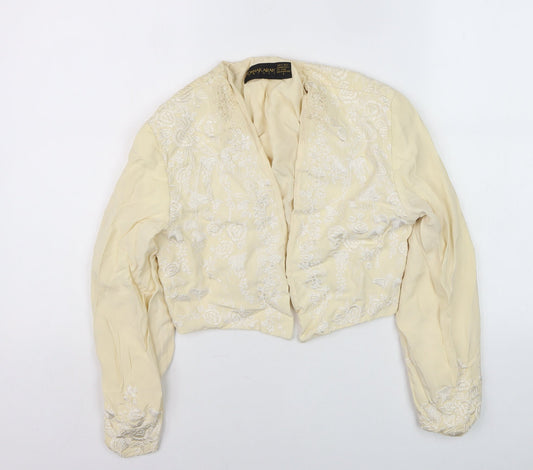 Womens UK Size 2 Donna Karan Ivory Blazer