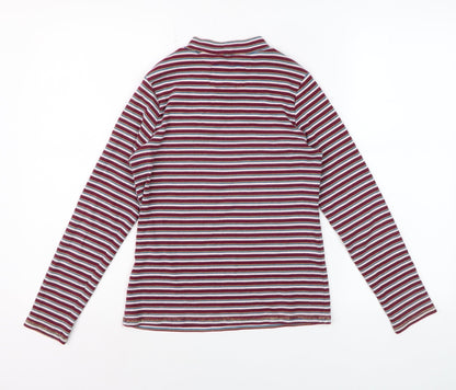 Marks and Spencer Girls Harry Potter Multicoloured Striped Long Sleeve Mock Neck T-Shirt 13-14 Years