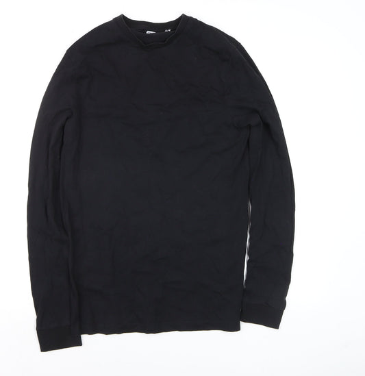 Womens UK Size XS ASOS DESIGN Black Basic T-Shirt