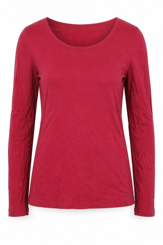 Womens UK Size 8 Nomads Red Basic T-Shirt