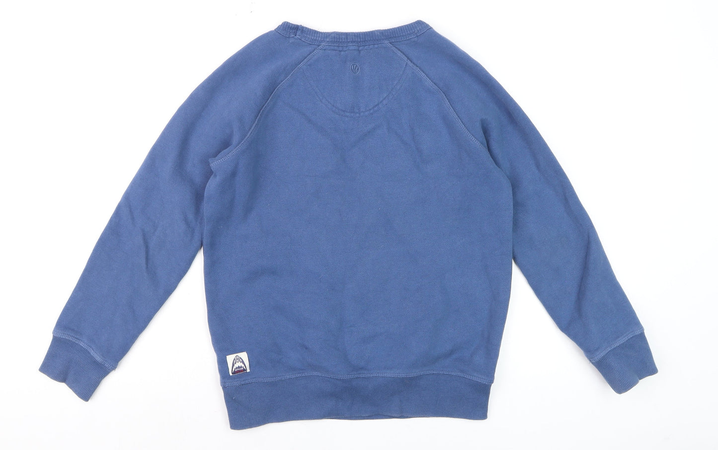 Boys UK Size 10-11 Years FatFace Blue Pullover Sweatshirt