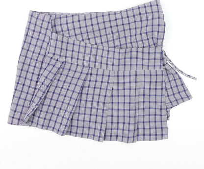 Womens UK Size 10 COLLUSION Pleated Twill Skirt