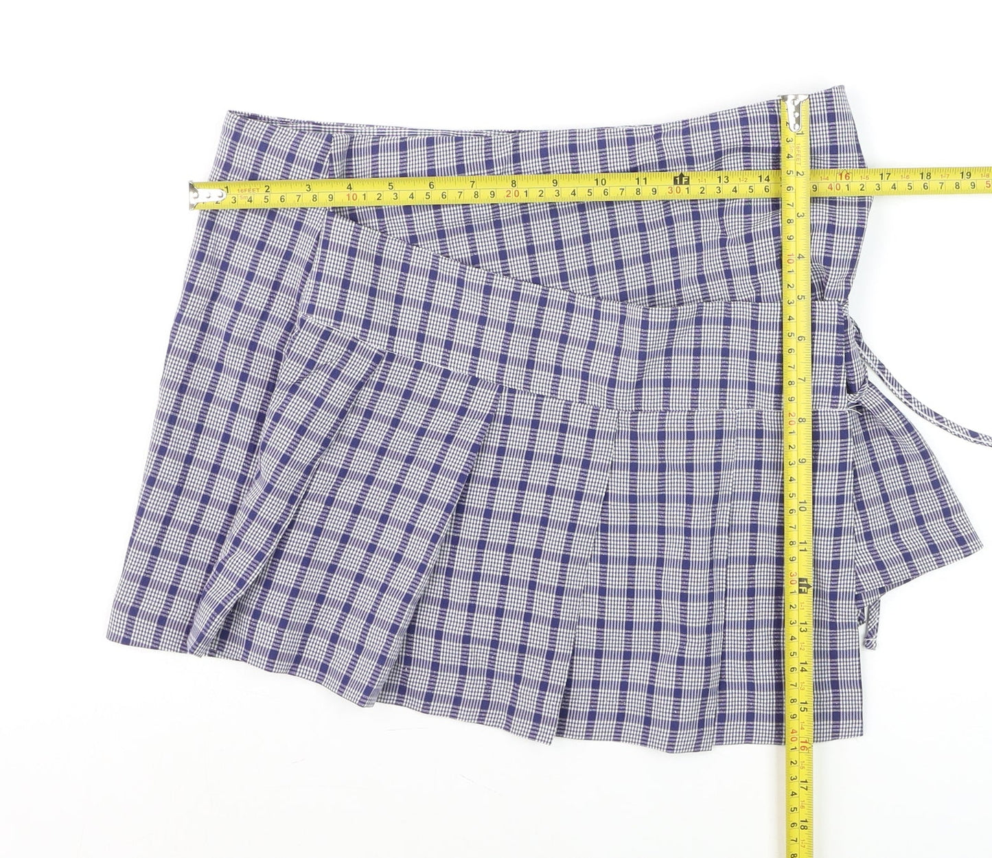 Womens UK Size 10 COLLUSION Pleated Twill Skirt