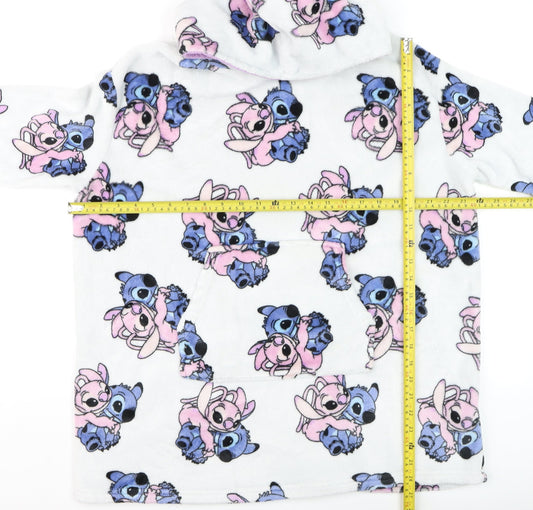 Girls UK Size 9-12 Years Disney White Kimono Robe