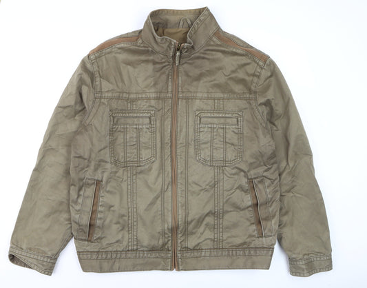 Mens UK Size XL Marks and Spencer Brown Basic Jacket