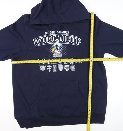 Mens UK Size XL ISC Blue Pullover Hoodie