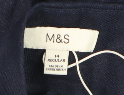 Womens UK Size 14 Marks and Spencer Regular Fit Chino Shorts