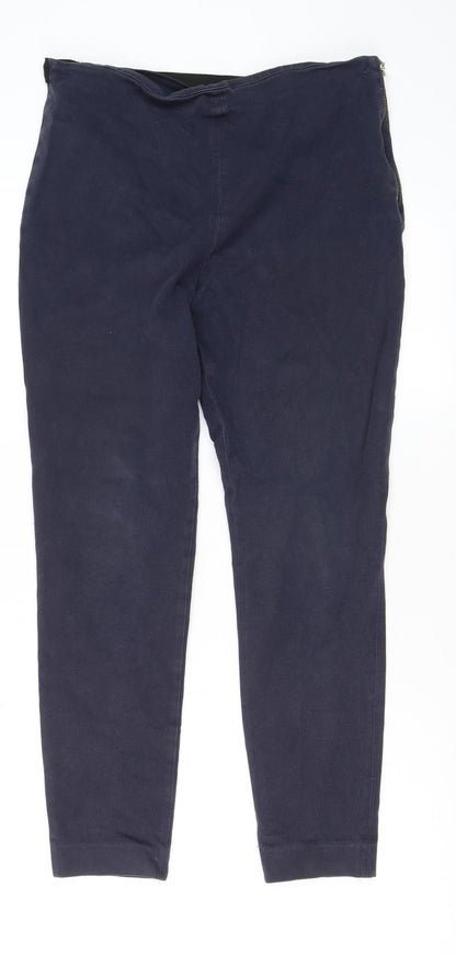 Womens UK Size 12 French Connection  Leggings Blue Leggings