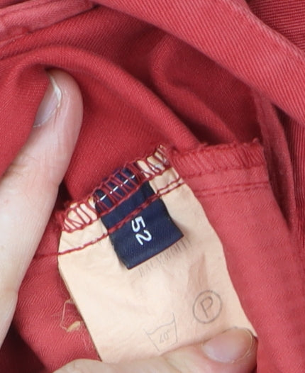 Nautica Men's Red Straight Fit Jeans Size 36 in Regular Cotton