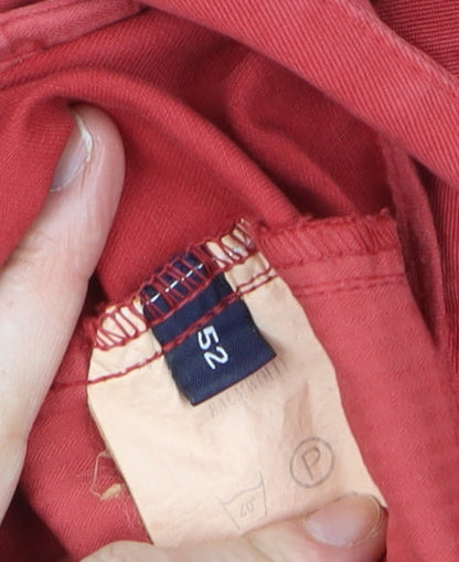 Nautica Men's Red Straight Fit Jeans Size 36 in Regular Cotton
