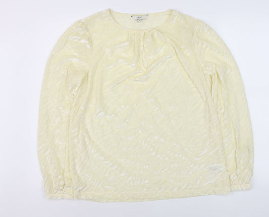 Womens UK Size 14 NEXT Ivory Tunic Blouse