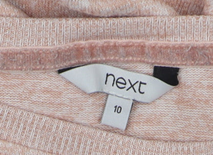Womens UK Size 10 NEXT Beige Pullover Jumper