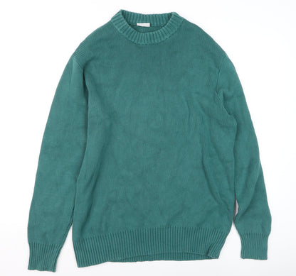 Mens UK Size M Weekday Green Pullover Jumper