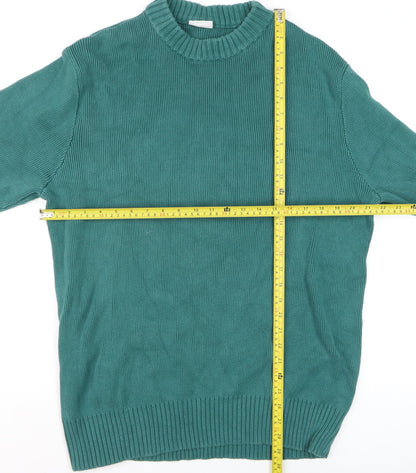 Mens UK Size M Weekday Green Pullover Jumper