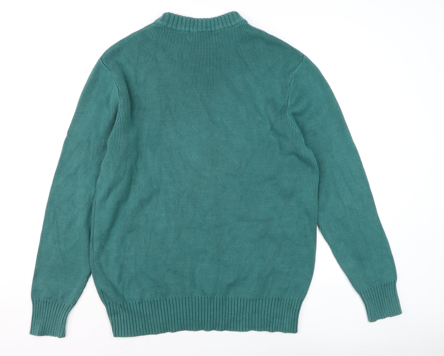 Mens UK Size M Weekday Green Pullover Jumper