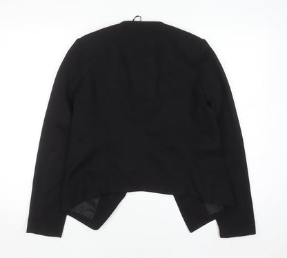 Papaya Women Black Regular Fit Tailored Blazer Jacket Size 10