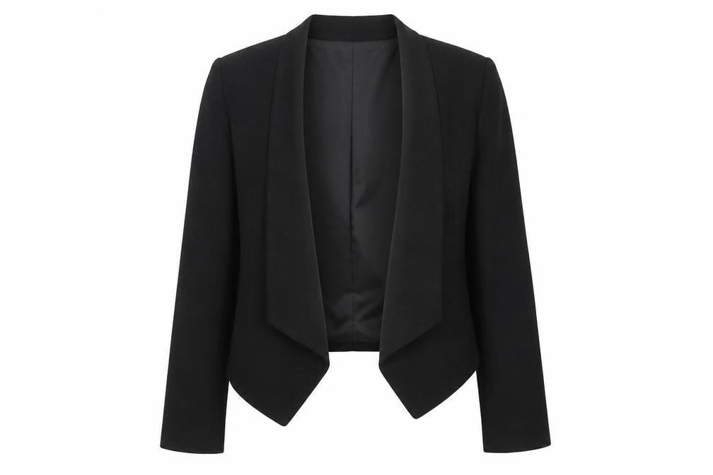 Papaya Women Black Regular Fit Tailored Blazer Jacket Size 10