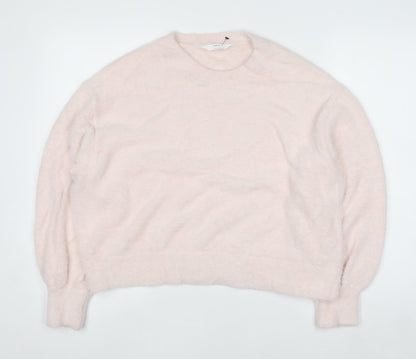 Womens UK Size L Marks and Spencer Pink Pullover Jumper