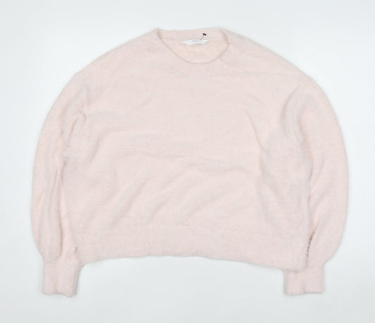 Womens UK Size L Marks and Spencer Pink Pullover Jumper