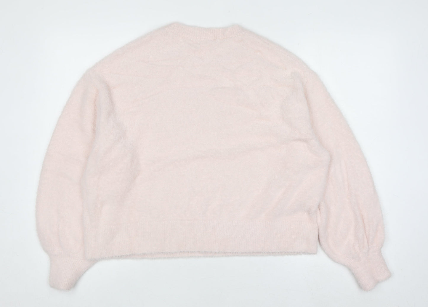 Womens UK Size L Marks and Spencer Pink Pullover Jumper