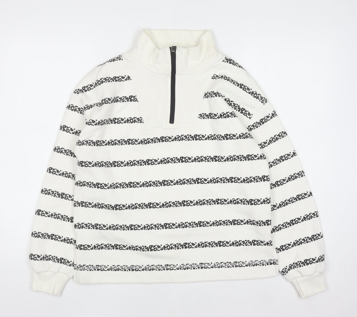 Womens UK Size S TU White Pullover Sweatshirt