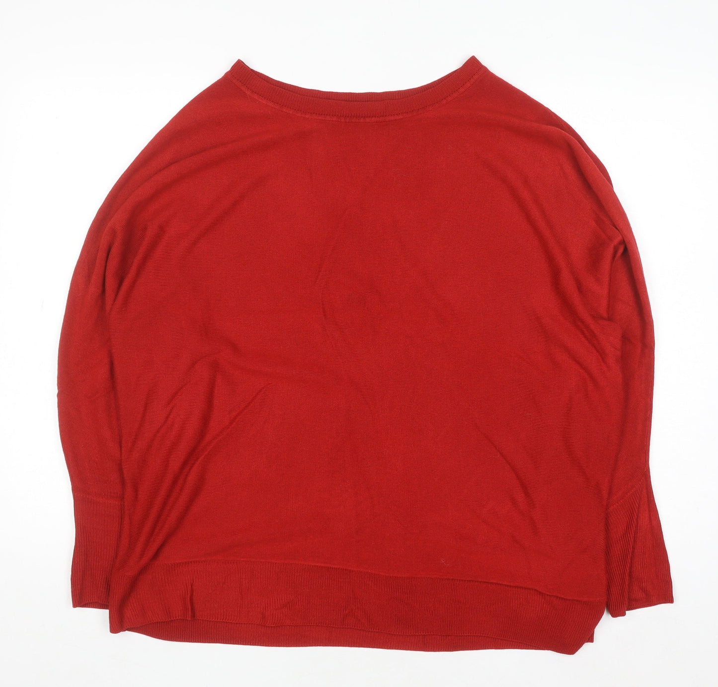 Womens UK Size 20 Marks and Spencer Red Pullover Jumper