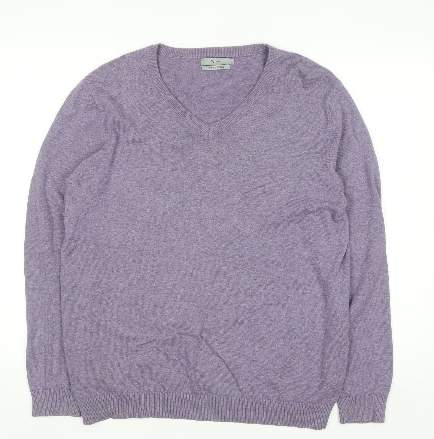 Womens UK Size M TU Purple Pullover Jumper